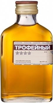 Коньяк Трофейный 4-летний 100 мл