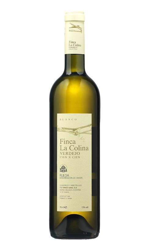Вино Vinos Sanz Finca la Colina Verdejo Cien X Cien DO Rueda Винос Санс Финка Ла Колина Cien X Cien Руэда 2017  750 мл