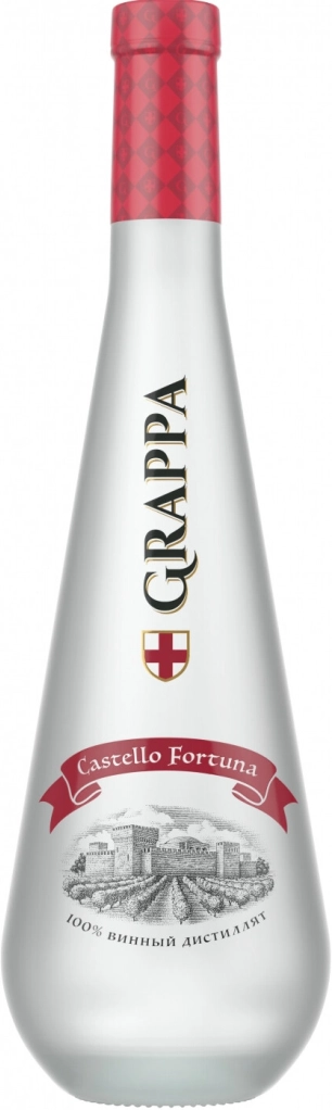 Водка виноградная Граппа, Кастелло Фортуна  500 мл
