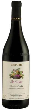 Вино Bovio Il Ciotto Barbera d'Alba    2020 750 мл 14,5%