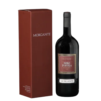 Вино Morgante Nero d’Avola Sicilia IGT gift in box Морганте Неро д’Авола Сицилия в подарочной упаковке 2014 1500 мл
