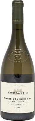 Вино Chablis Premier Cru Montmains Моро Шабли Премье Крю Монмэн 2014 750 мл
