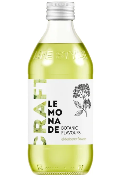 Напиток газированный  Старбар Крафт вкус Цветов Бузины в стеклянной бутылке 330 мл