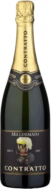 Игристое вино Giuseppe Contratto Millesimato Brut Контратто Миллезимато Брют 2007 750 мл