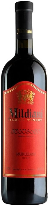 Вино Mildiani   Mukuzani  Милдиани  Мукузани 2016 750 мл