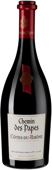 Вино Chemin des Papes Rouge Cotes du Rhone AOC  2024  750 мл