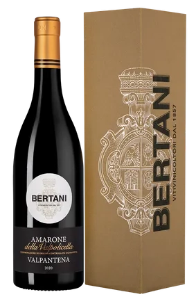 Вино Bertani Amarone Della Valpolicella Valpantenal DOCG gift box  2020  750 мл 15,5%
