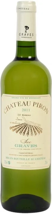 Вино Chateau Piron Blanc,  Шато Пирон Блан, 2012