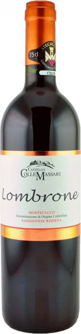 Вино Castello ColleMassari Lombrone Montecucco Sangiovese Riserva  Ломброне  Ризерва в деревянной упаковке 2012 1500 мл