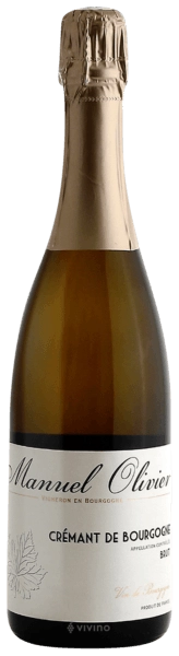 Игристое вино Manuel Olivier Cremant de Bourgogne Brut   750 мл 12%