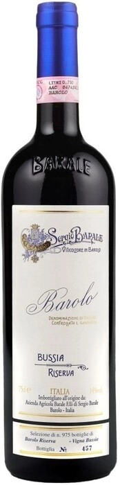 Вино Barale Fratelli Bussia Riserva Barolo DOCG  2004  1500 мл