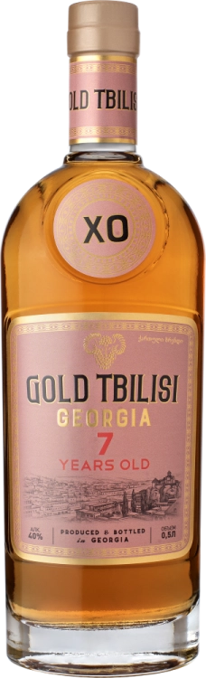 Коньяк  Gold Tbilisi XO 7 yo   500 мл  40%