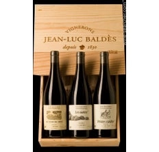 Набор  Clos Triguedina Jean-Luc Baldes La Trilogie gift set Кло Тригедина Жан-Люк Бальдес Ля Трилоджи подарочный набор из 3-х бутылок 750 мл