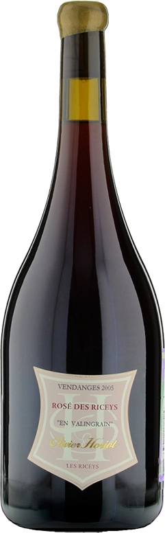 Вино Olivier Horiot En Valingrain Rose des Riceys Coteaux Champenois AOC Оливье Орио Ан Валенгрэн Розе де Рисе Кото Шампенуа  2005 1500 мл