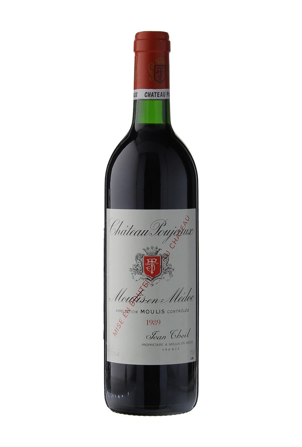 Вино Chateau Poujeaux Moulis-en-Medoc  1989 750 мл