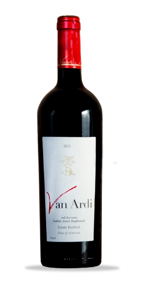Вино красное сухое Van Ardi Ван Арди Арени, Кахет, Ахтанак 13%  2018 750 мл
