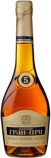 Коньяк Гран-При 5-летний 500 мл
