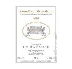 Вино  Le Ragnaie Brunello di Montalcino     2015 750 мл