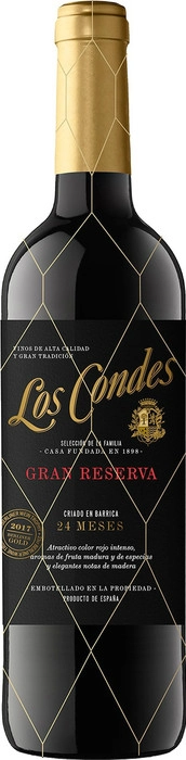 Вино "Los Condes" Gran Reserva Catalunya  2012 750 мл