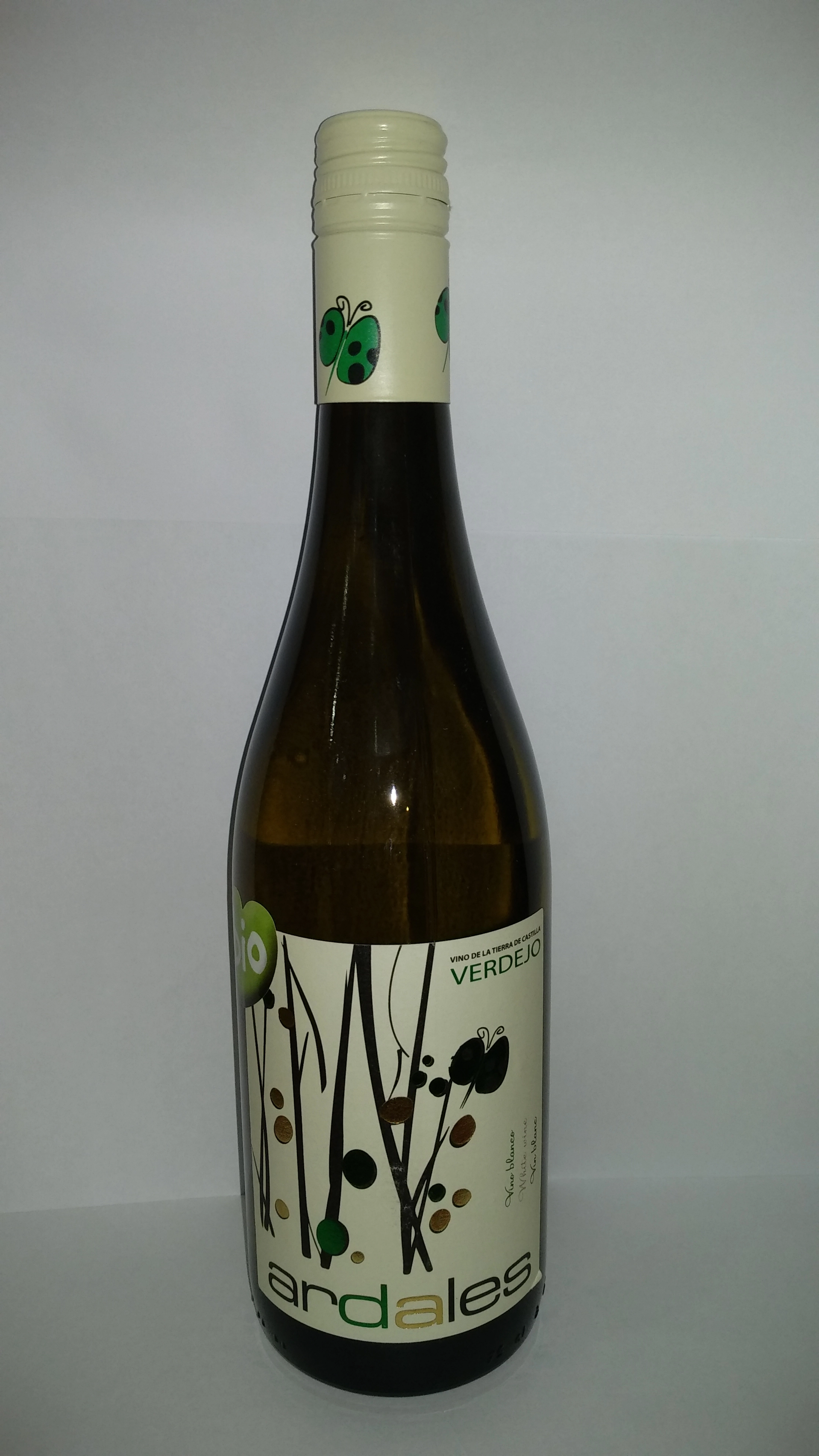 Вино  Ardales Verdejo  Ардалес Вердехо белое сухое 2018 750 мл