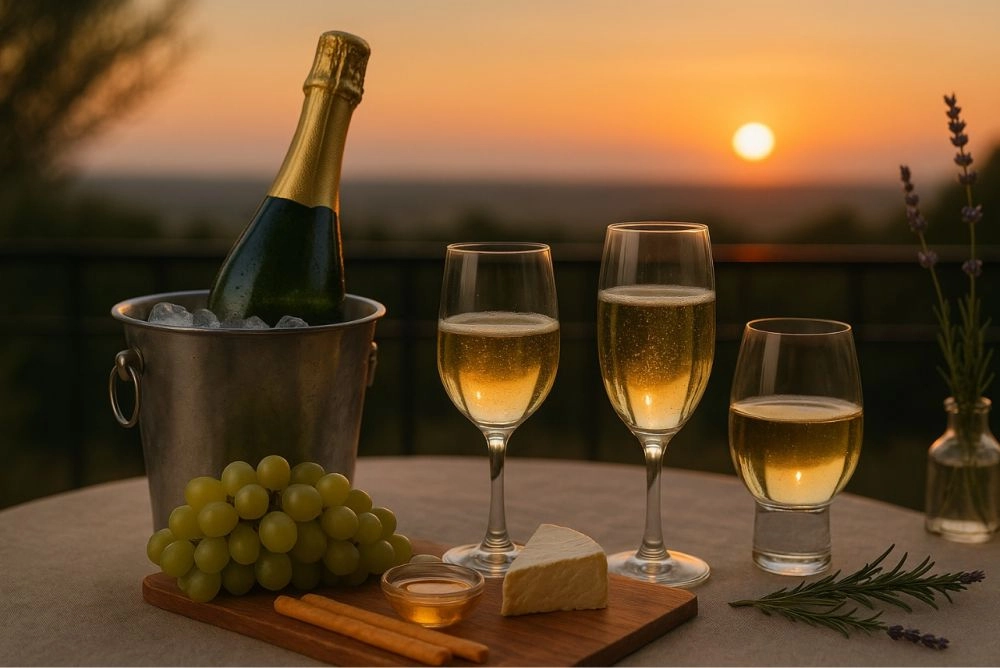 Как красиво подать к столу шампанское