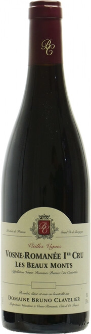 Вино Domaine Bruno Clavelier Vosne-Romanee 1er Cru Les Beaux Monts Vieilles Vignes AOC  2016 750 мл 13%