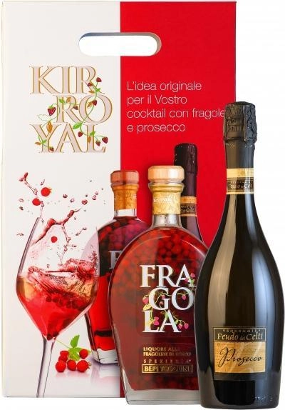 Винный набор "Kir Royale", "Кир Рояль" (Фрагола & Просекко), в п.к.