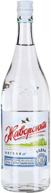 Водка Жаворонки Мягкая 500 мл