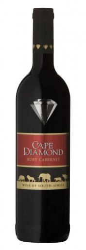 Вино Cape Diamond Wines WO Western Cape Ruby Cabernet  2017 750 мл
