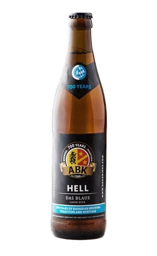 Пиво ABK Hell  АБК Хель  стекло 500 мл