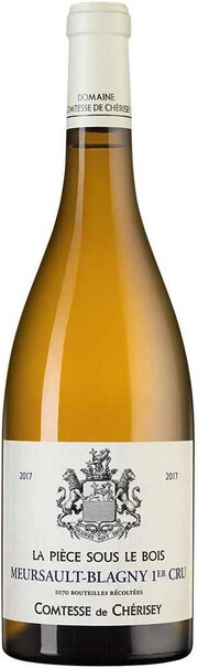 Вино Domaine Comtesse de Cherisey Meursault-Blagny 1er Cru La Piece Sous le Bois AOC  2017 750 мл   13%