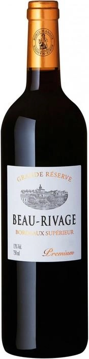 Вино Borie-Manoux  Beau-Rivage  Premium Grande Reserve Rouge   2018  750 мл