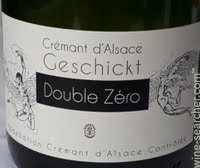 Игристое вино  FREDERIC GESCHICKT CREMANT D&'ALSACE DOUBLE ZERO 750 МЛ