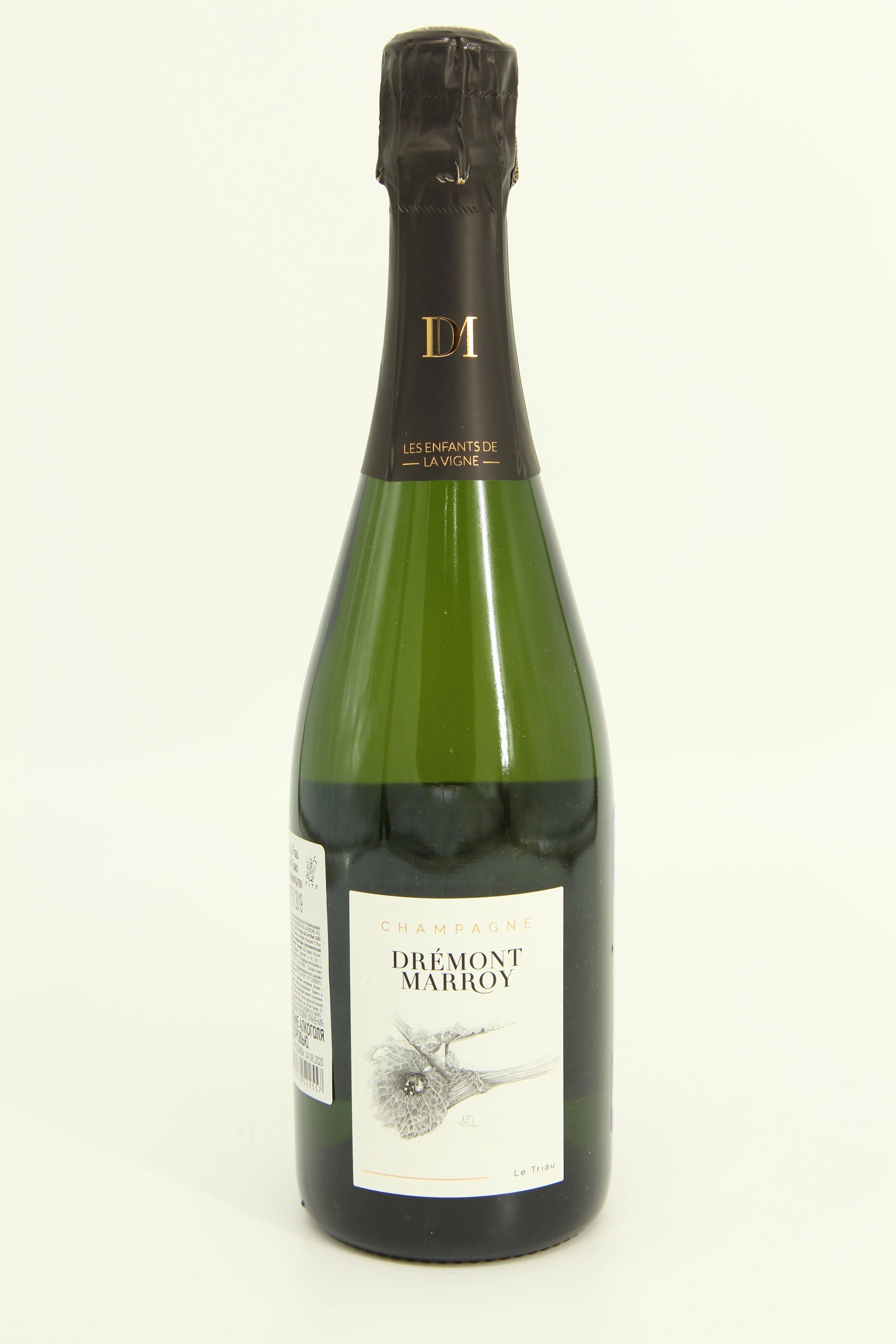 Шампанское Champagne Dremont Marroy Le Triau 2019 750 мл 12,5%