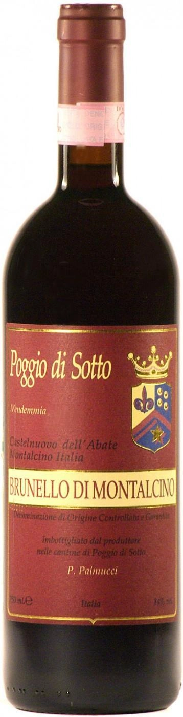 Вино Poggio di Sotto, Brunello Di Montalcino, Брунелло ди Монтальчино Поджио ди Сотто кр.сух. 2016 750 мл
