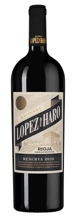 Вино Hacienda Lopez de Haro Reserva  2019  750 мл