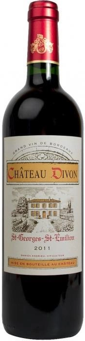 Вино Sichel  Chateau Divon  Saint-Georges-Saint-Emilion AOC  Шато Дивон  2011  750 мл