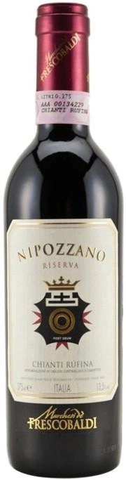 Вино Nipozzano Chianti Rufina Riserva DOCG Нипоццано  Ризерва  2019 375 мл