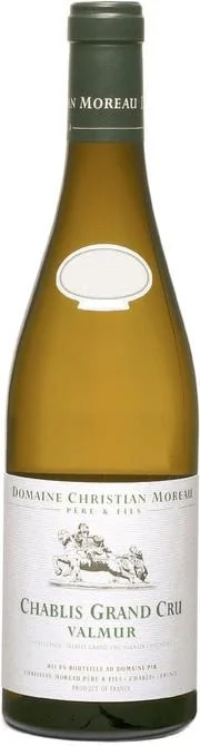 Вино Christian Moreau Chablis Grand Cru  Valmur  AOC Кристиан Моро Пэр э Фис Шабли Гран Крю Вальмур  2014 750 мл