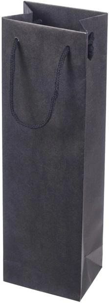 Подарочная упаковка Dispak  package for 1 bottle black  Диспак пакет на 1 бутылку черный