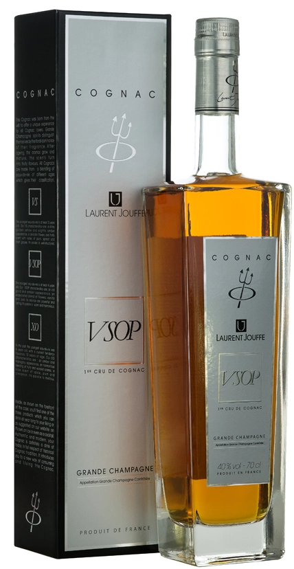 Коньяк  Laurent Jouffe  VSOP  Grande Champagne Cognac   gift box 700 мл  40%
