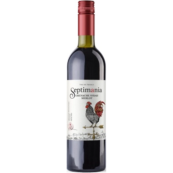 Вино Septimania Grenache, Syrah, Merlot Септимания Гренаш Сира  Мерло  750 мл