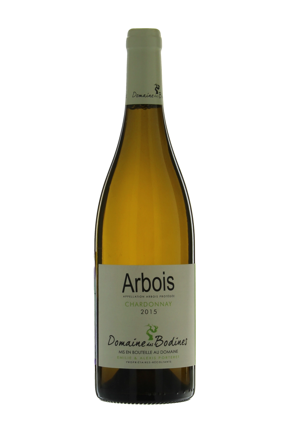 Вино Domaine des Bodines Chardonnay  Arbois AOP  2015 750 мл