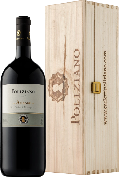 Вино Poliziano  Vino Nobile di Montepulciano  Asinone   wooden box  2019  1500 мл  15 %