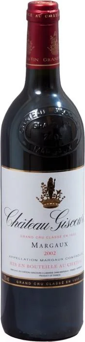 Вино Chateau Giscours Margaux AOC 3-me Grand Cru Шато Жискур Марго Гран Крю 2002 750 мл