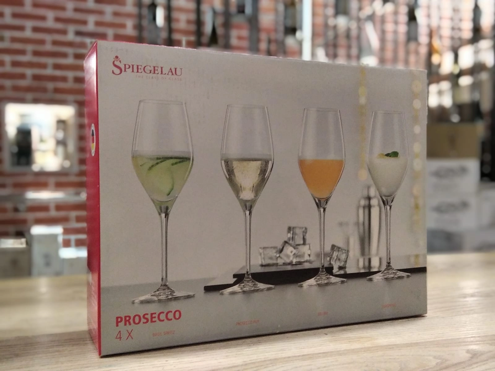 Бокалы Spiegelau BBQ Prosecco Шпигелау БиБиКью Просекко набор 4 штук 270 мл арт 4400275