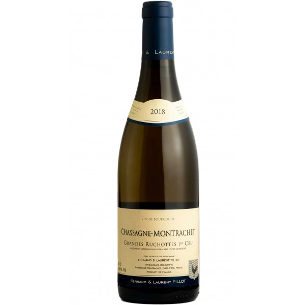Domaine Fernand & Laurent Pillot Chassagne Montrachet 1er Cru Grandes Ruchottes Домэн Фернан энд Лоран Пило Шассань Монраше 1ер Крю Гран Рушот 2018 750 мл 13,5%