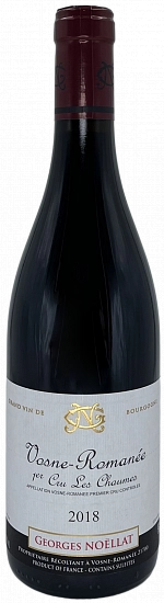 Вино  Domaine Georges Noellat  Vosne Romanee 1-er Cru Les Chaumes  Вон Романе Премье Крю Ле Шом  красное  сухое 2018 750 мл