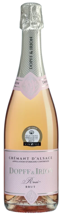 Игристое вино Dopff & Irion Cremant d'Alsace Rose Brut 2022 750 мл