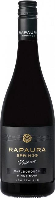 Вино Rapaura Springs Pinot Noir Reserve  Marlborough Рапаура Спрингс Пино Нуар Резерв  Мальборо 2016  750 мл